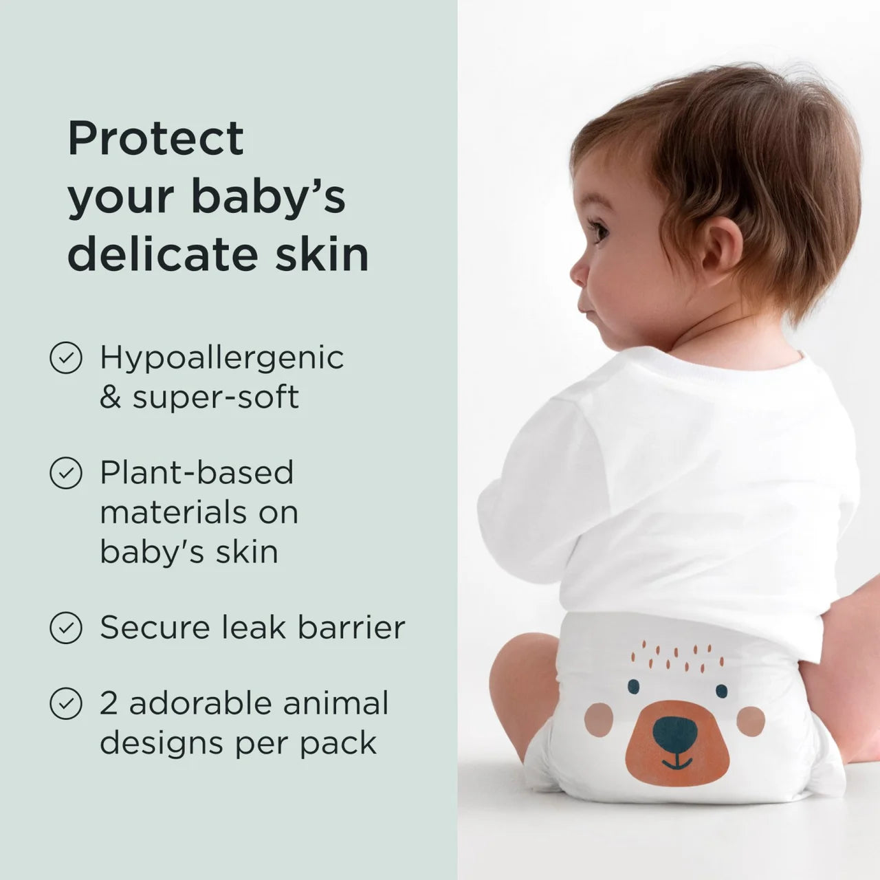 Kit & Kin Hypoallergenic Nappies Size 3 (6-10kg) 32 per pack