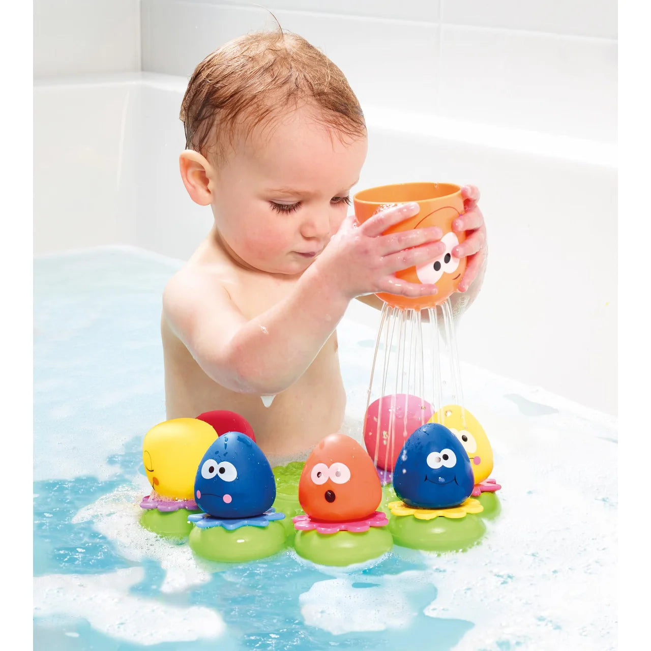TOMY Toomies Octopals Bath Squirters, 12mths+