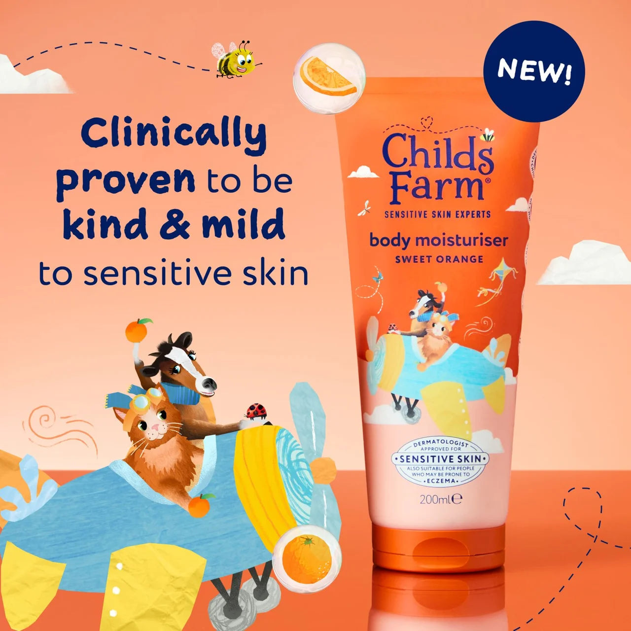 Childs Farm Moisturiser Sweet Orange 250ml