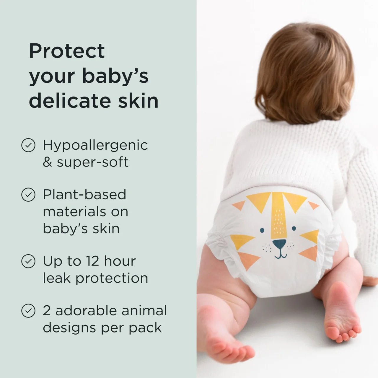 Kit & Kin Hypoallergenic Nappies Size 4 (9-14kg) 32 per pack