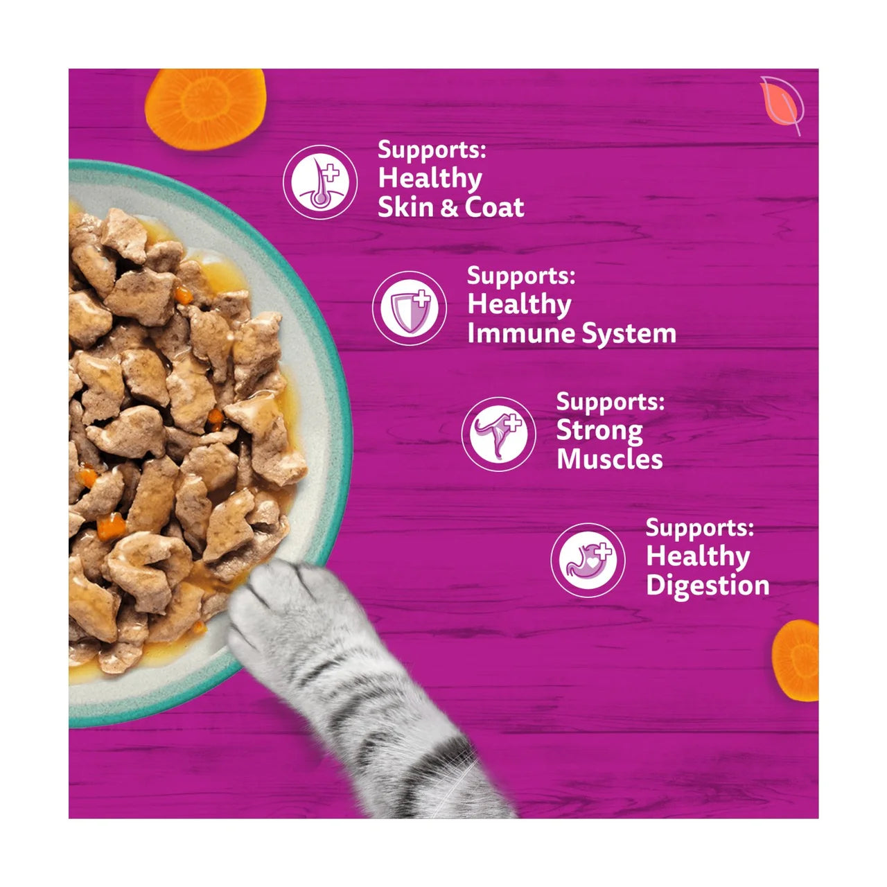 Whiskas 1+ Tasty Mix Catch of the Day Adult Wet Cat Food Pouches in Gravy 12 x 85g
