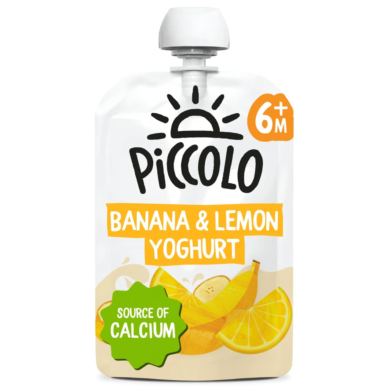 Piccolo Organic Banana & Lemon Greek-Style Yoghurt 100g