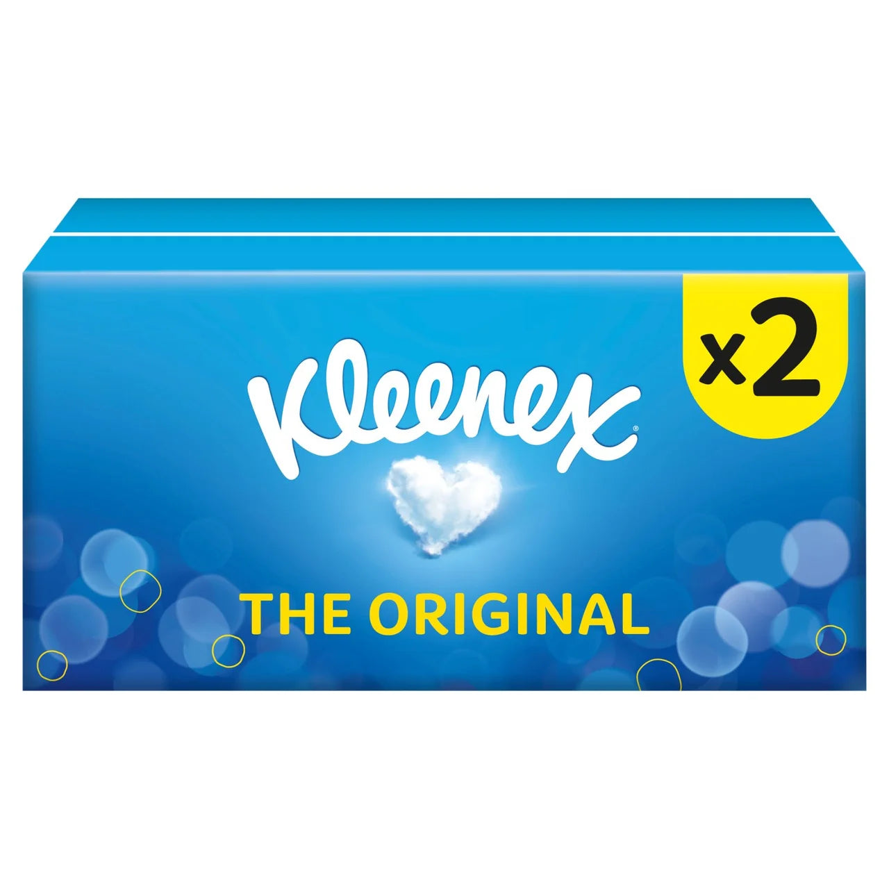 Kleenex The Original Tissues Twin Box 2 x 64 per pack
