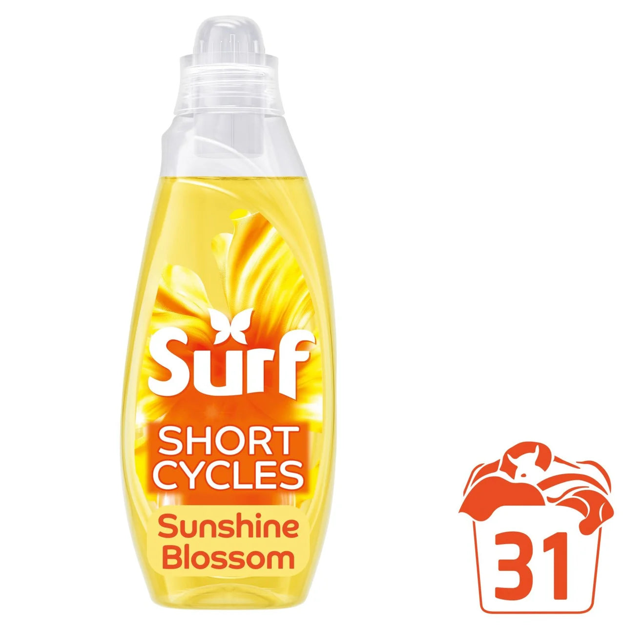 Surf Quick Wash Sunshine Blossom Laundry Detergent 31 Washes 837ml