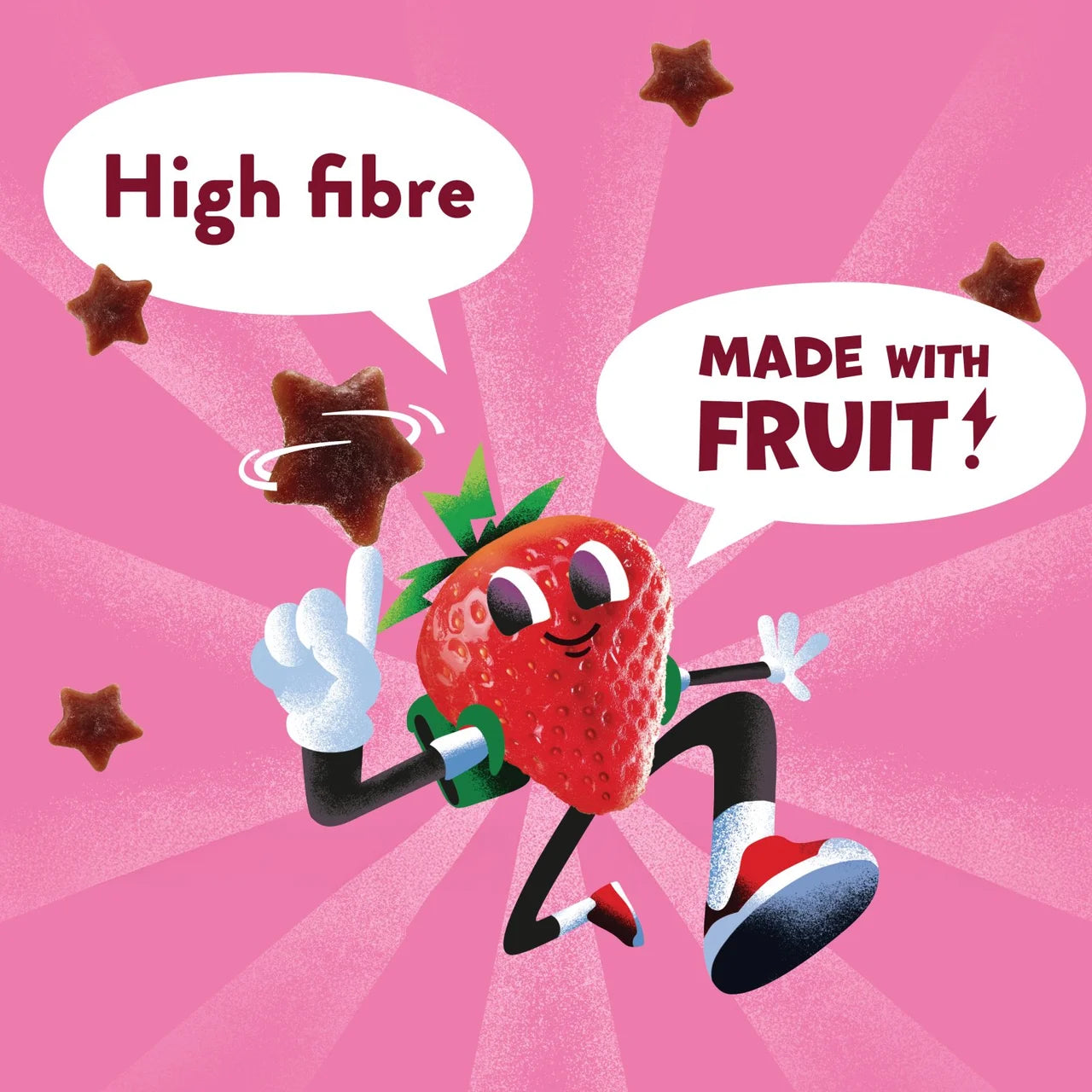 Goodies Strawberry Fruit Gummies Kids Snack 17g