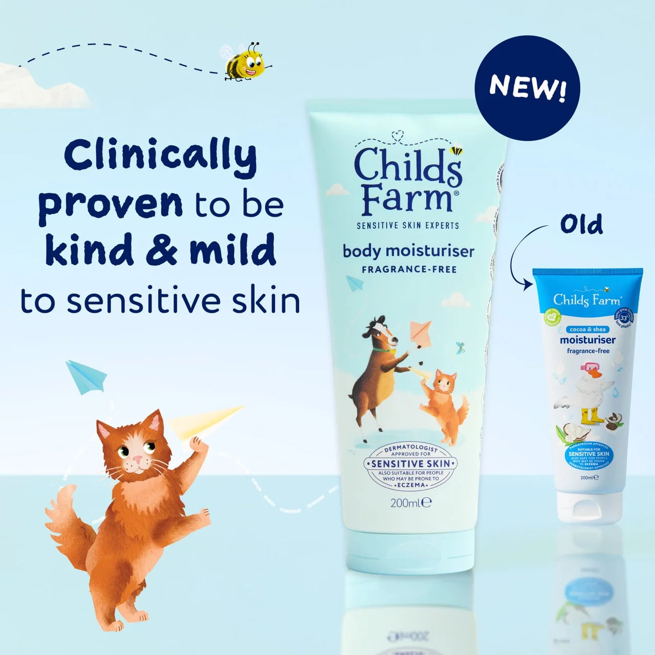 Childs Farm Moisturiser, Fragrance-Free 200ml