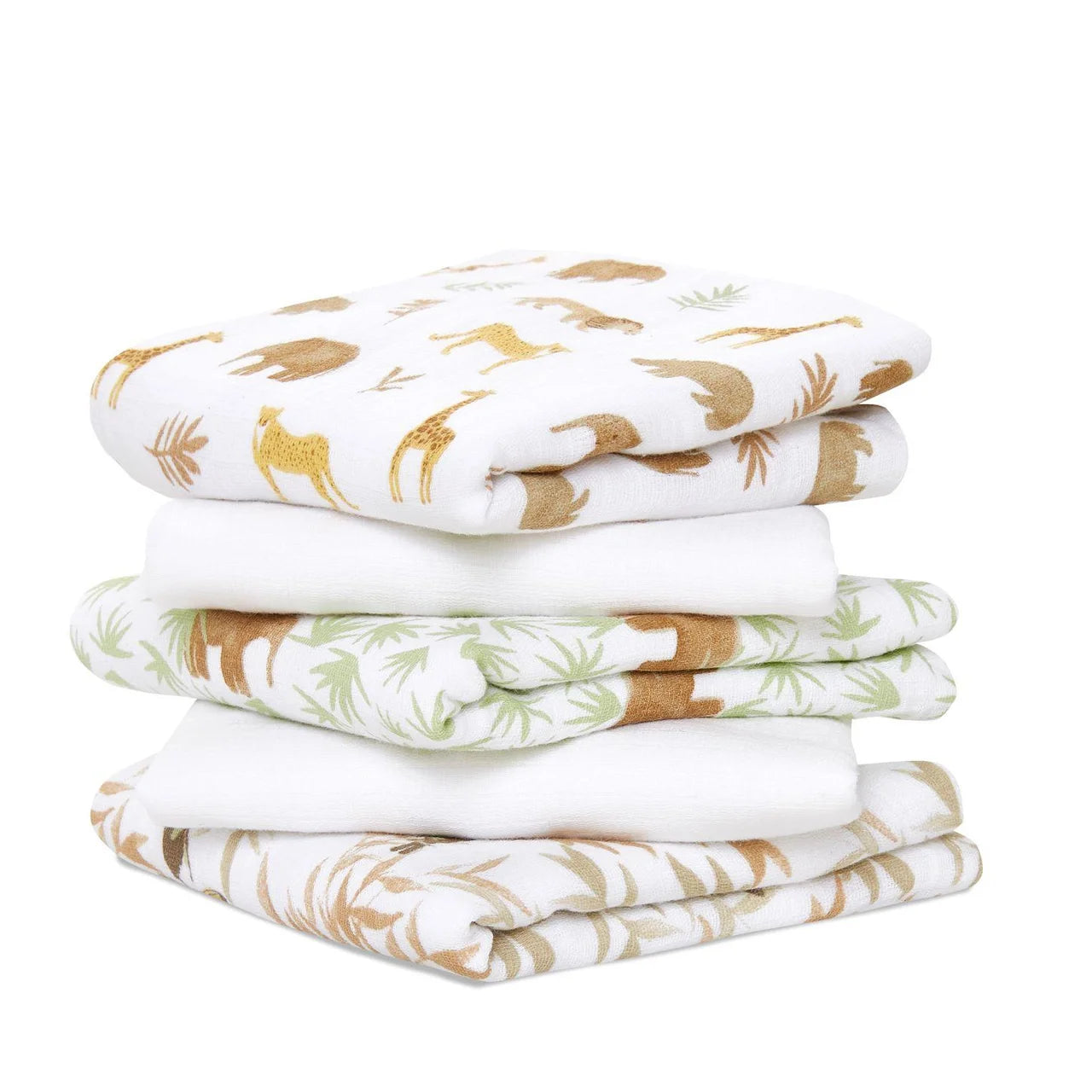 Aden+Anais essentials 5 pack cotton muslin squares tanzania