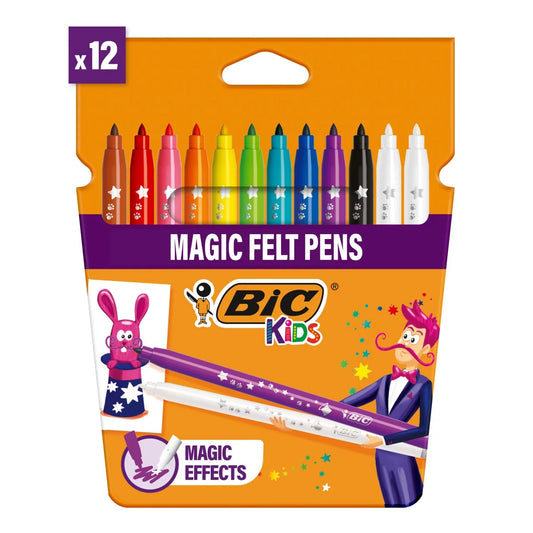 BIC Kids Magic Felt Pens Pack of 12