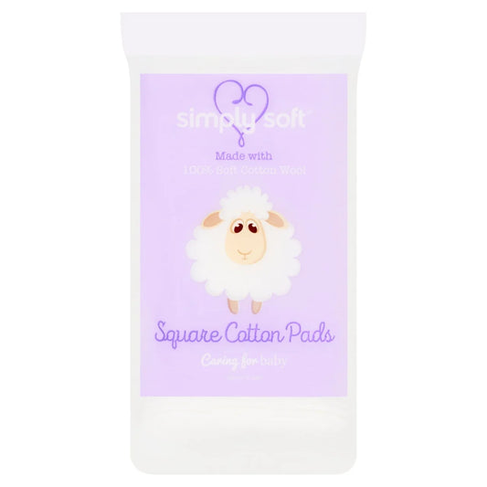 Simply Soft Baby Square Pads 50 per pack