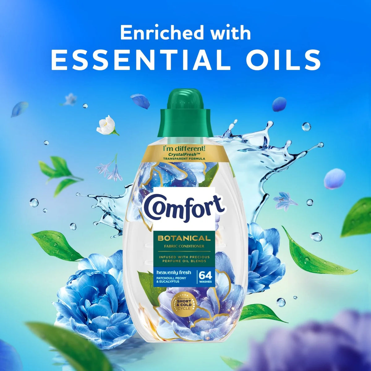 Comfort Botanical Fabric Conditioner Heavenly Fresh 64 Washes 960ml