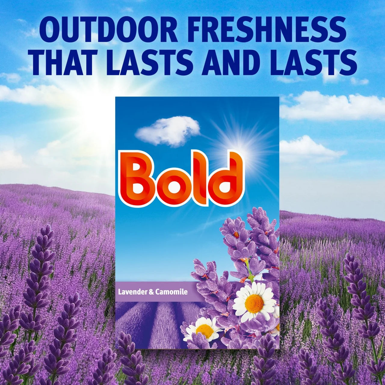 Bold Washing Powder Lavender & Camomile 72 Washes 3.6kg