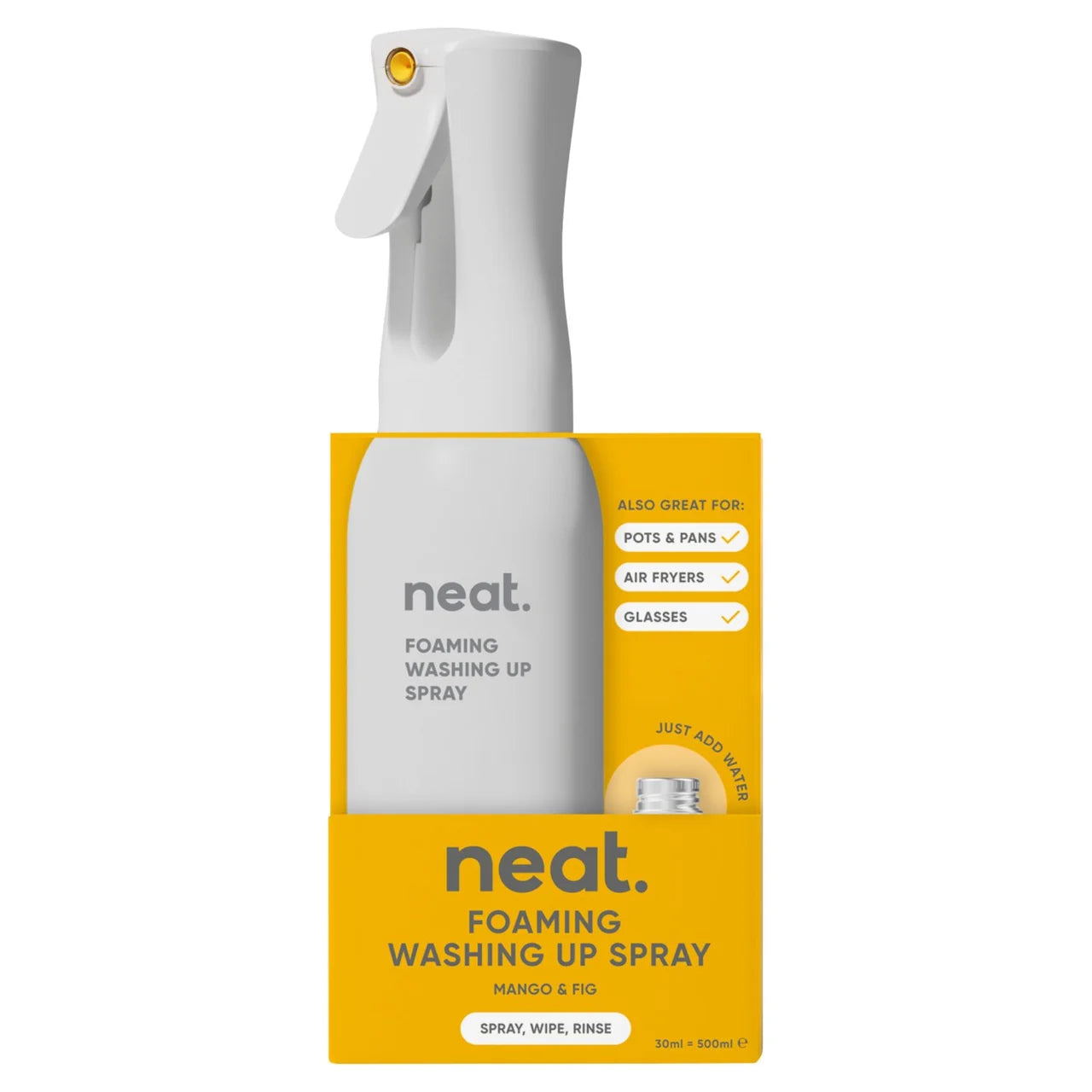Neat Foaming Washing Up Spray Starter Pack Mango & Fig 500ml