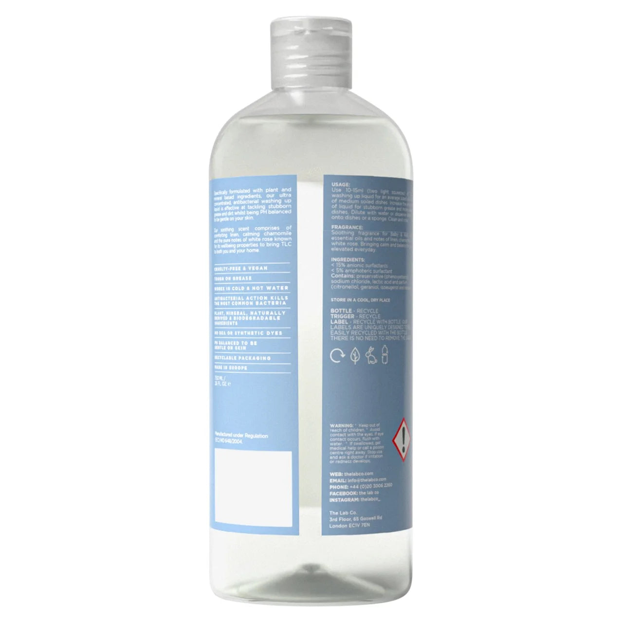 The Lab Co. Soothing Washing Up Liquid 750ml