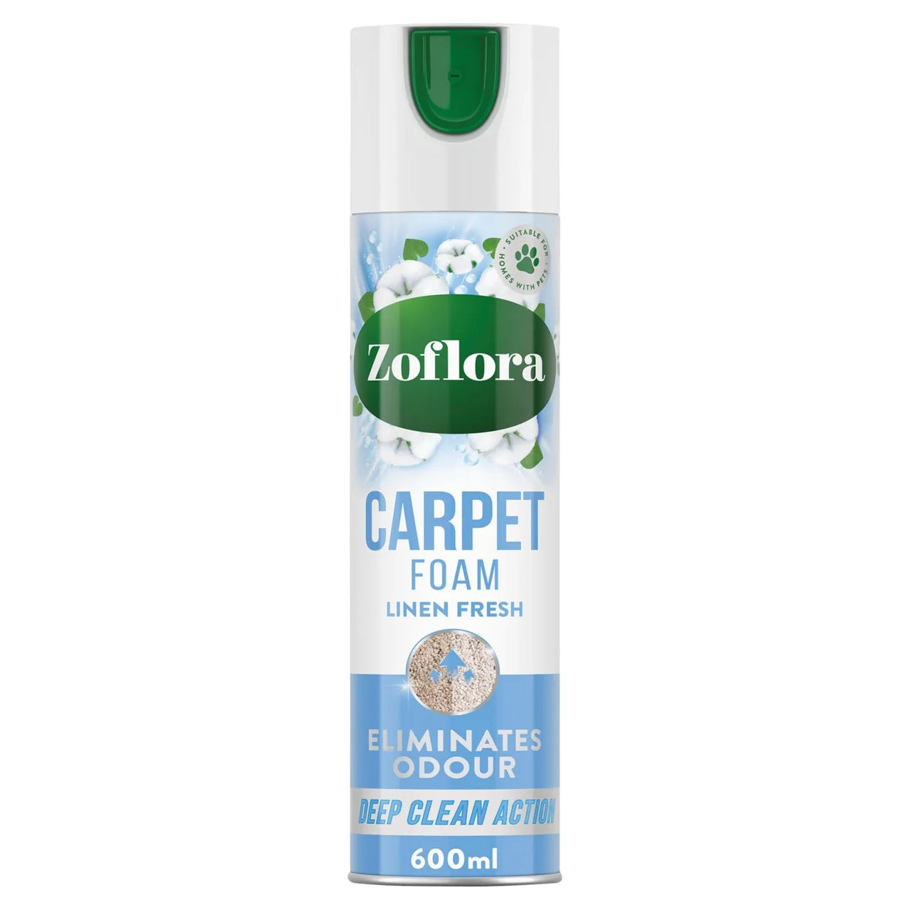 Zoflora Linen Fresh Carpet Fresh & Care Foam 600ml