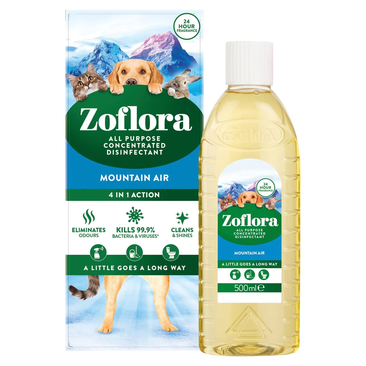 Zoflora Concentrated Disinfectant Mountain Air 500ml