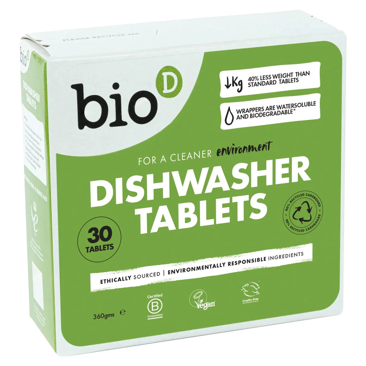 Bio-D Dishwasher Tablets 30 per pack