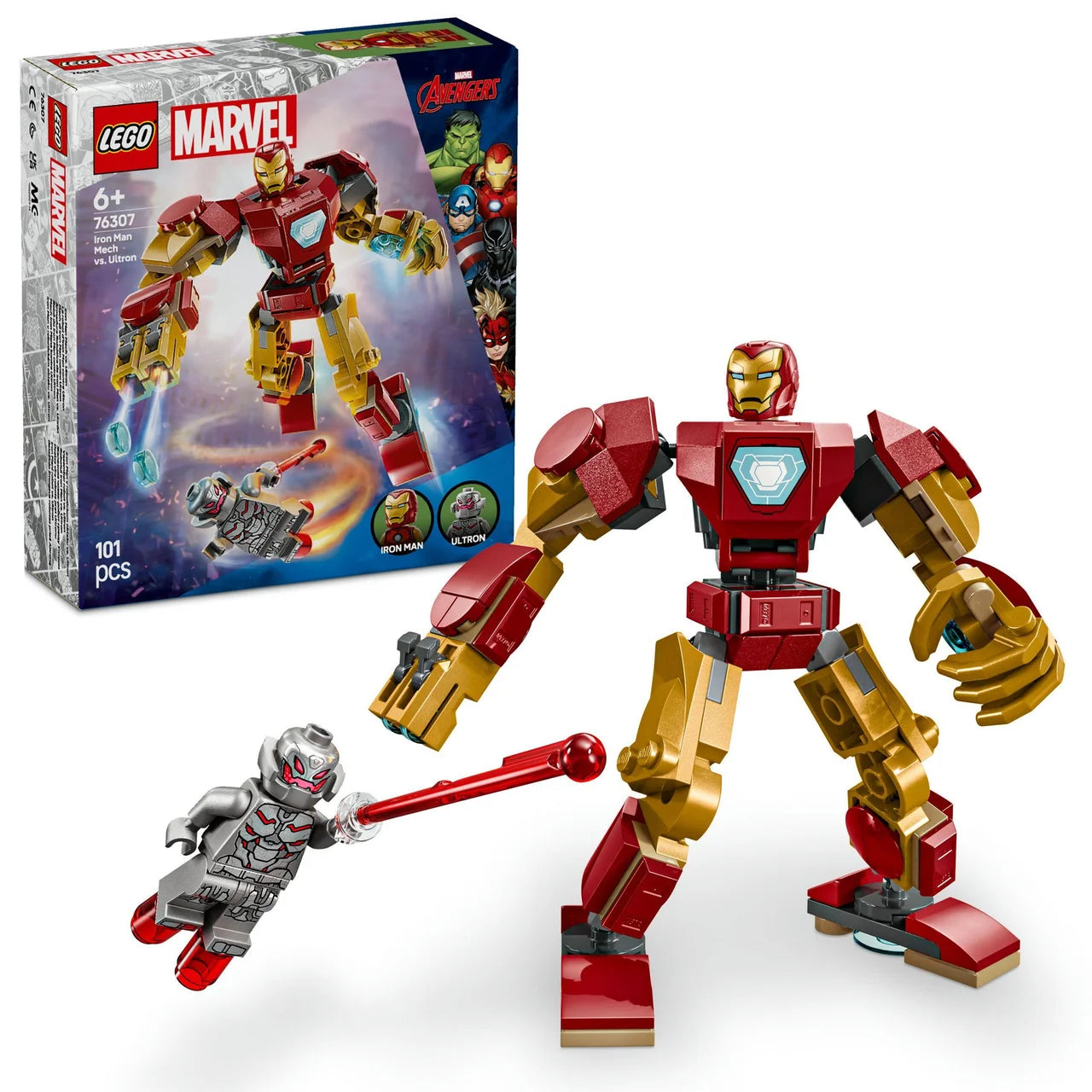 LEGO Super Heroes Marvel Iron Man Mech vs. Ultron 76307 6+