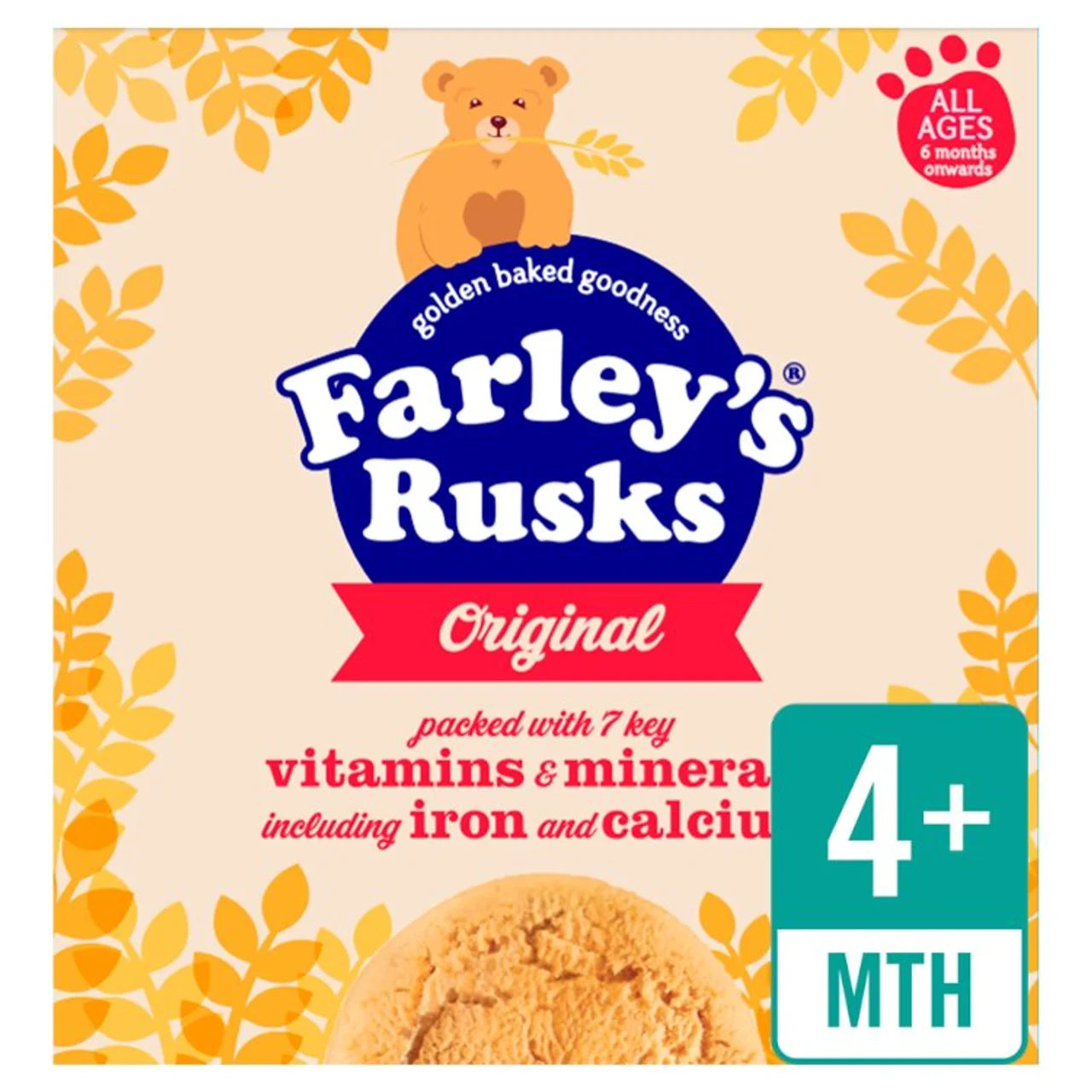 Heinz Farley's Original Rusks 6 months+ 18 x 17g