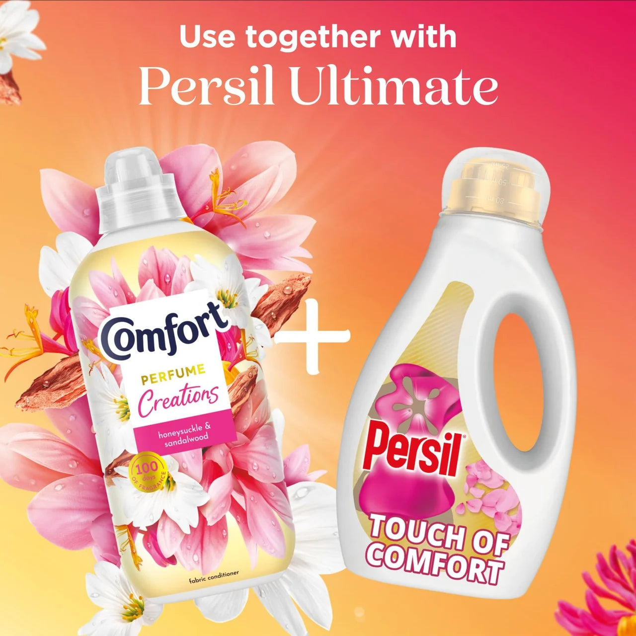 Comfort Perfume Creations Honeysuckle & Sandalwood Fabric Conditioner 48W 1.4L