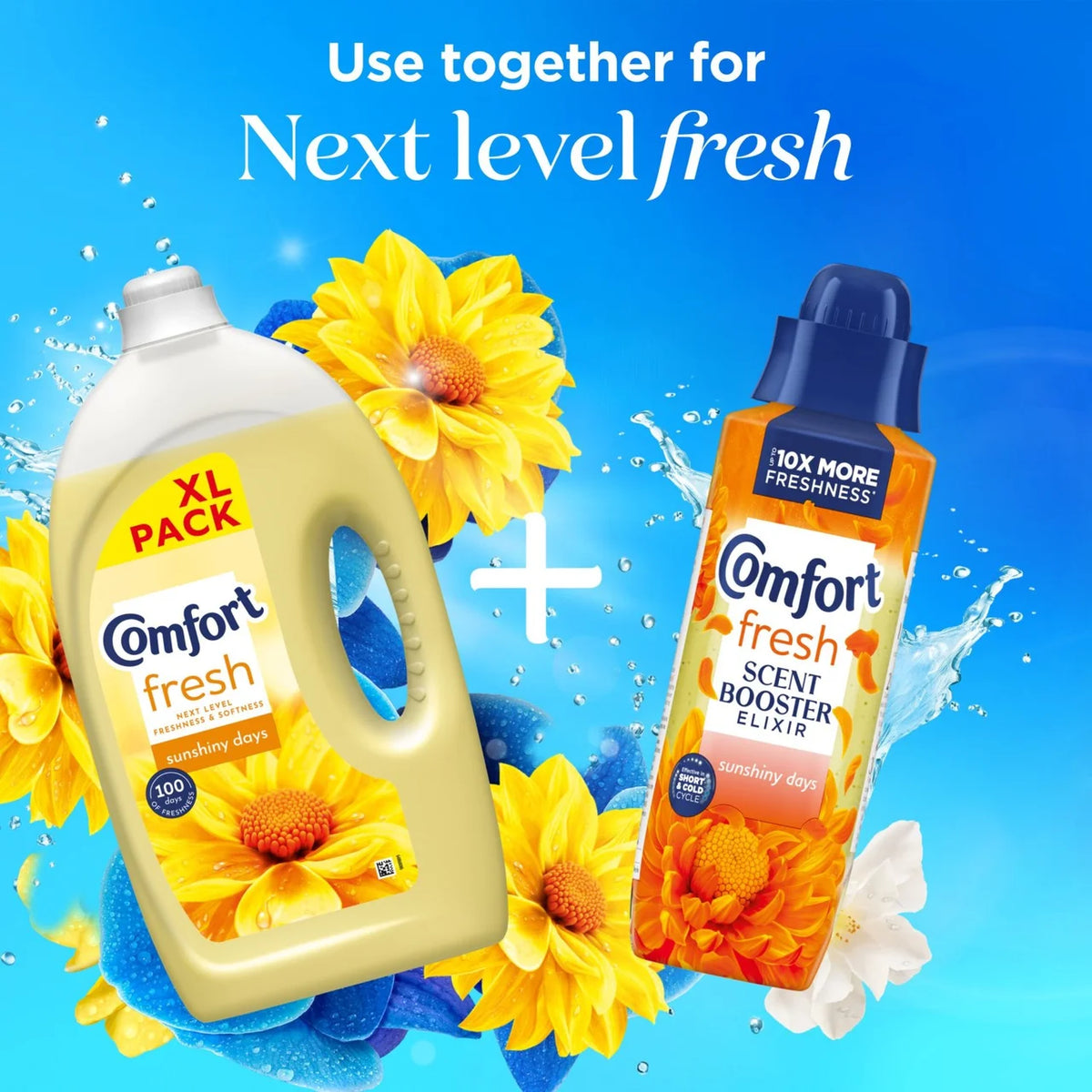 Comfort Fresh Sunshiny Days Fabric Conditioner 80 Washes 2490ml