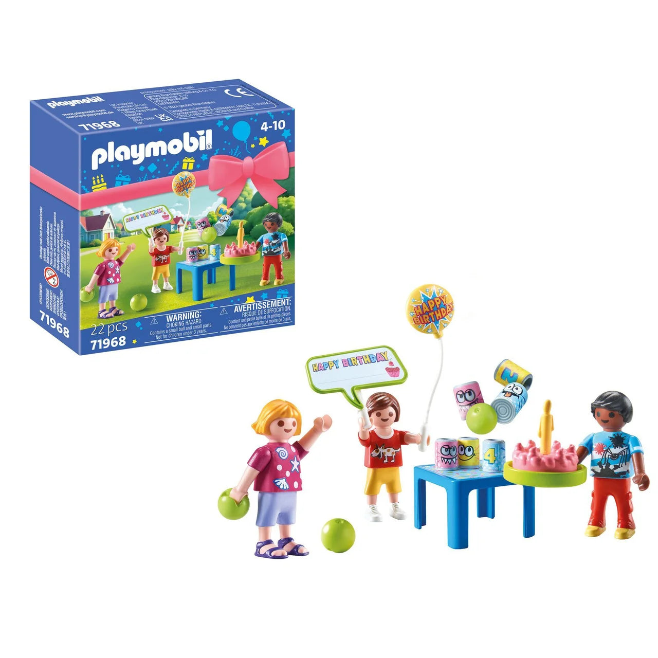 Playmobil 71968 Kids Birthday Party Gift Set