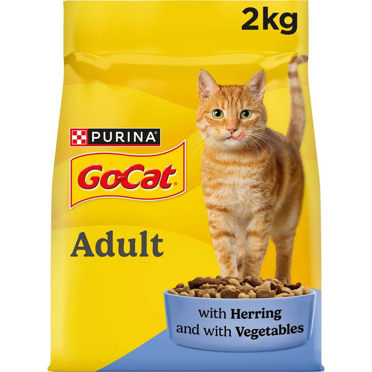Go-Cat Herring with Vegetables Dry Cat Food 2kg