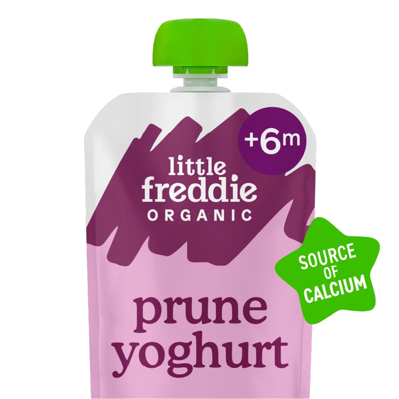 Little Freddie Prune Yoghurt with Oats Baby Food Pouch 6+ Months 100g