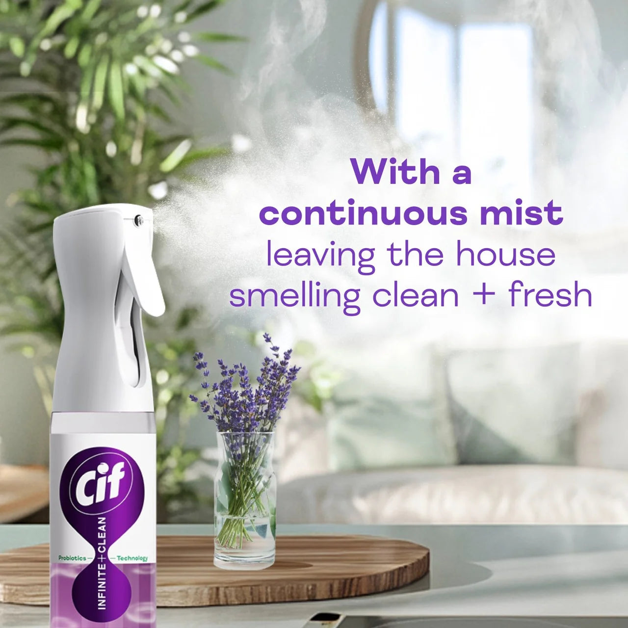 Cif Infinite Clean Lavender & Eucalyptus All in One Cleaning Spray 280ml