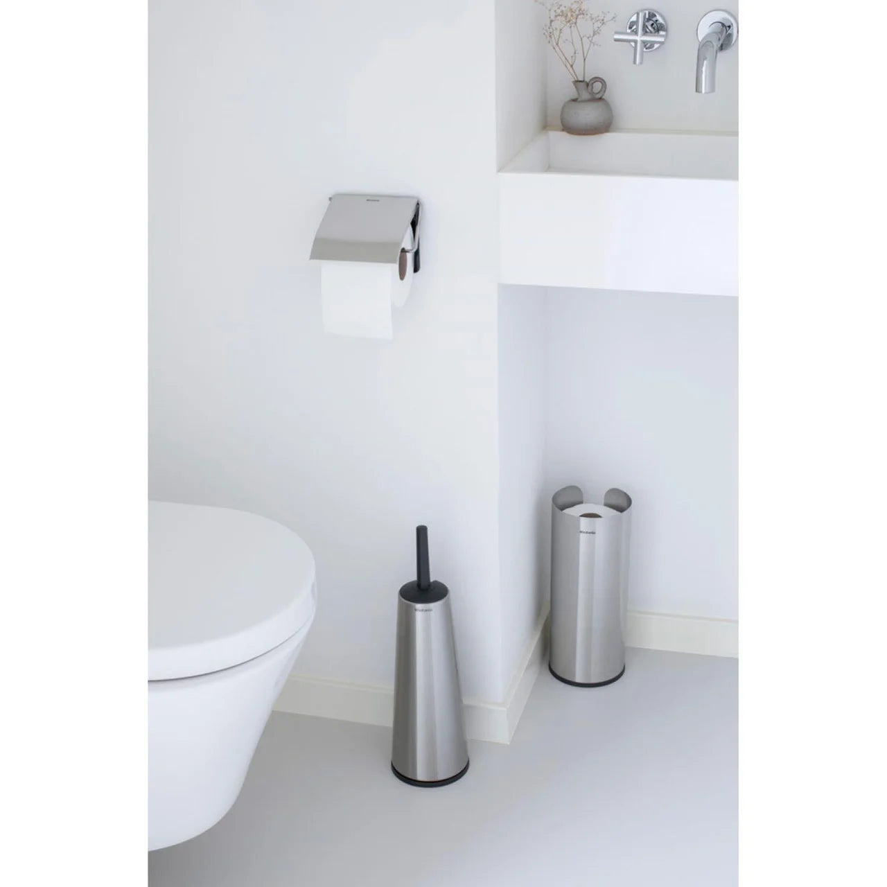 Brabantia ReNew Toilet Brush & Holder, Matt Steel