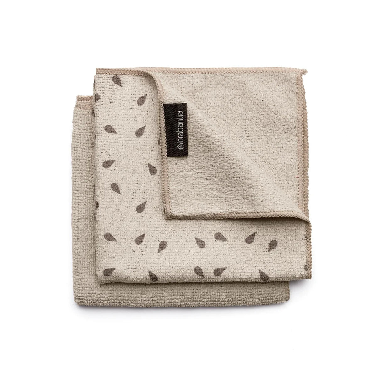 Brabantia Microfibre Dish Cloths Soft Beige 2 per pack