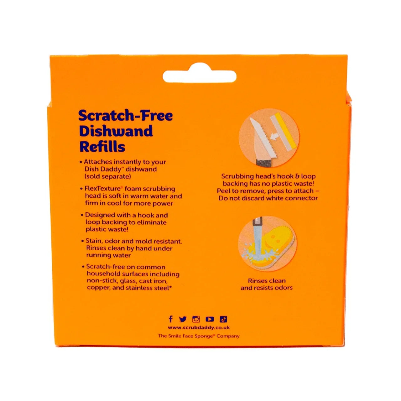 Scrub Daddy Dishwand Refill Head Yellow