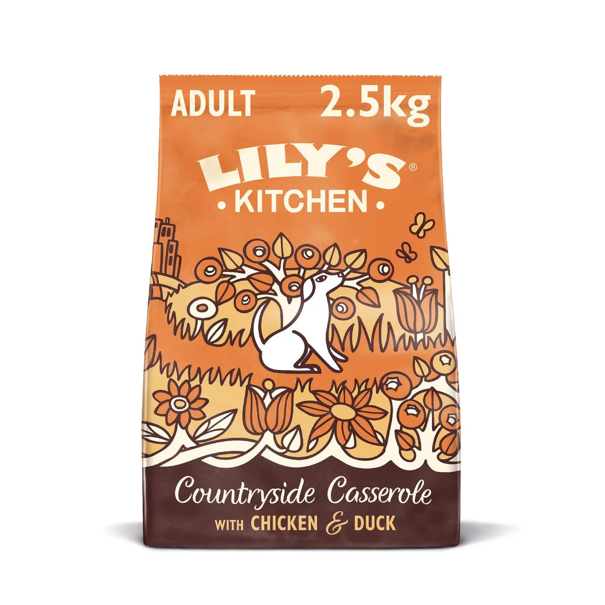 Lily's Kitchen Dog Chicken & Duck Countryside Casserole Adult Dry Food 2.5kg
