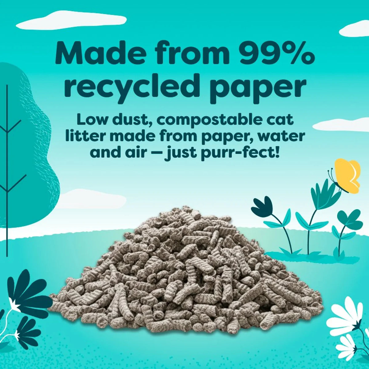Breeder's Choice Paper Non Clumping Cat Litter (20 L)
