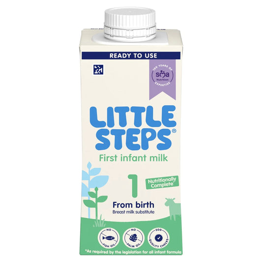 LITTLE STEPS First Infant Baby Milk from birth Ready-to-use milk 200ml