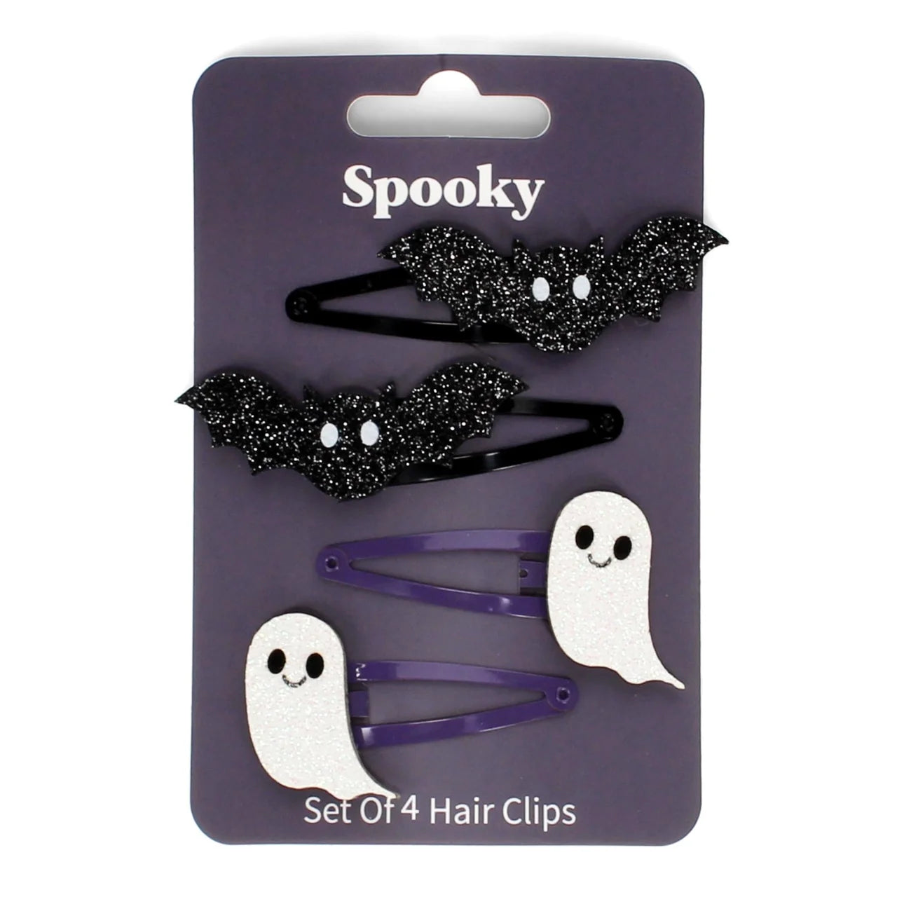 Rex London Spooky Glitter Hair Clips 4 per pack