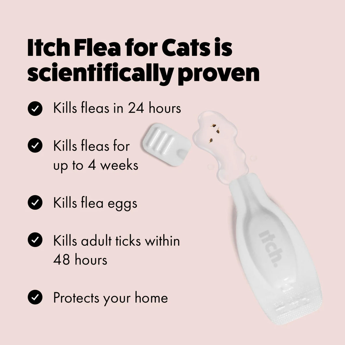Itch Flea Cat Spot-On Flea & Tick treatment (1kg+)