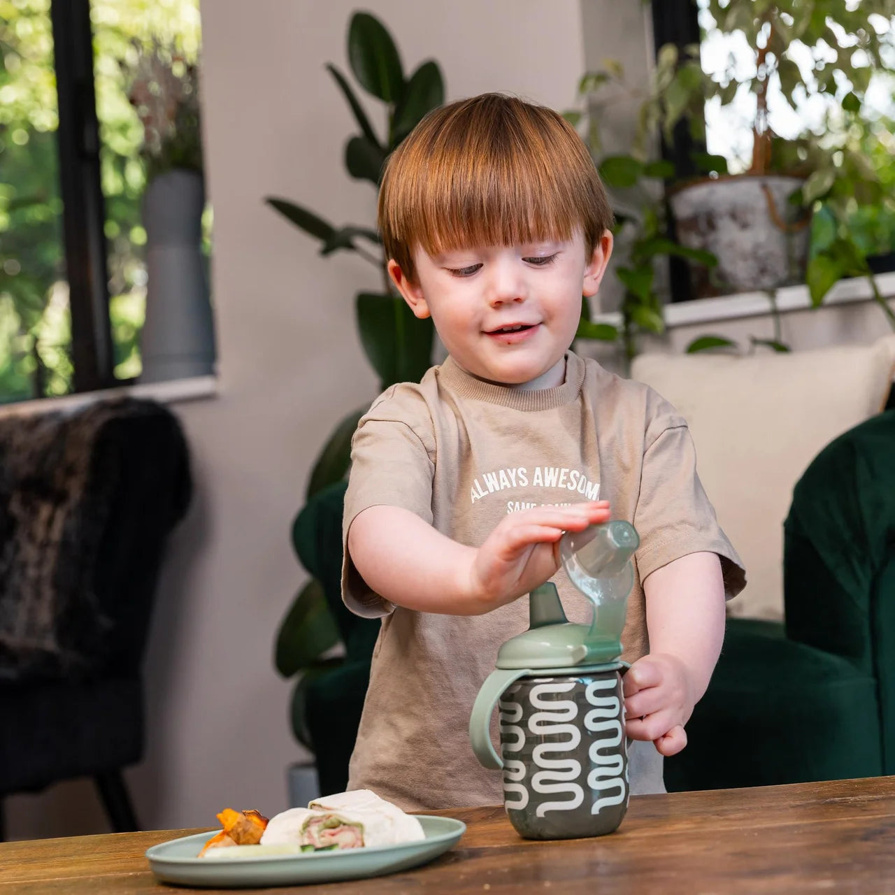 Vital Baby Hydrate Easy Sipper - natural moss