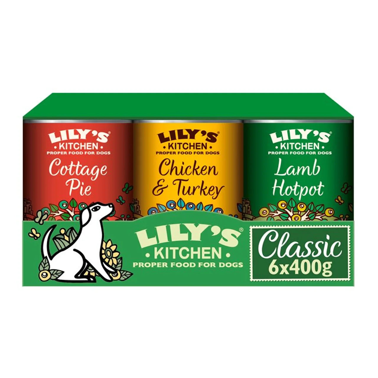 Lily's Kitchen Classic Recipes for Dogs Multipack 6x400g