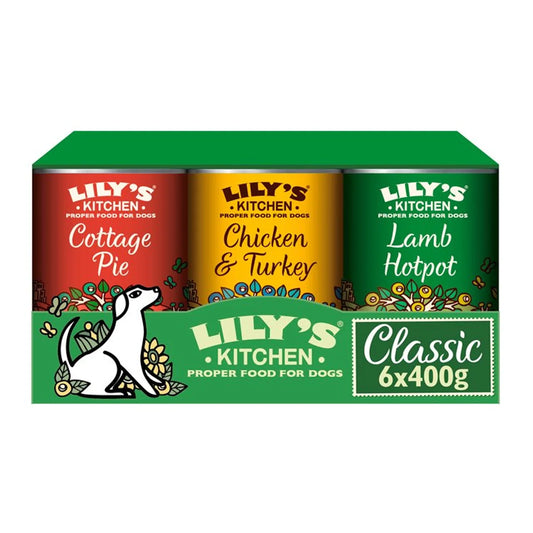 Lily's Kitchen Classic Recipes for Dogs Multipack 6x400g