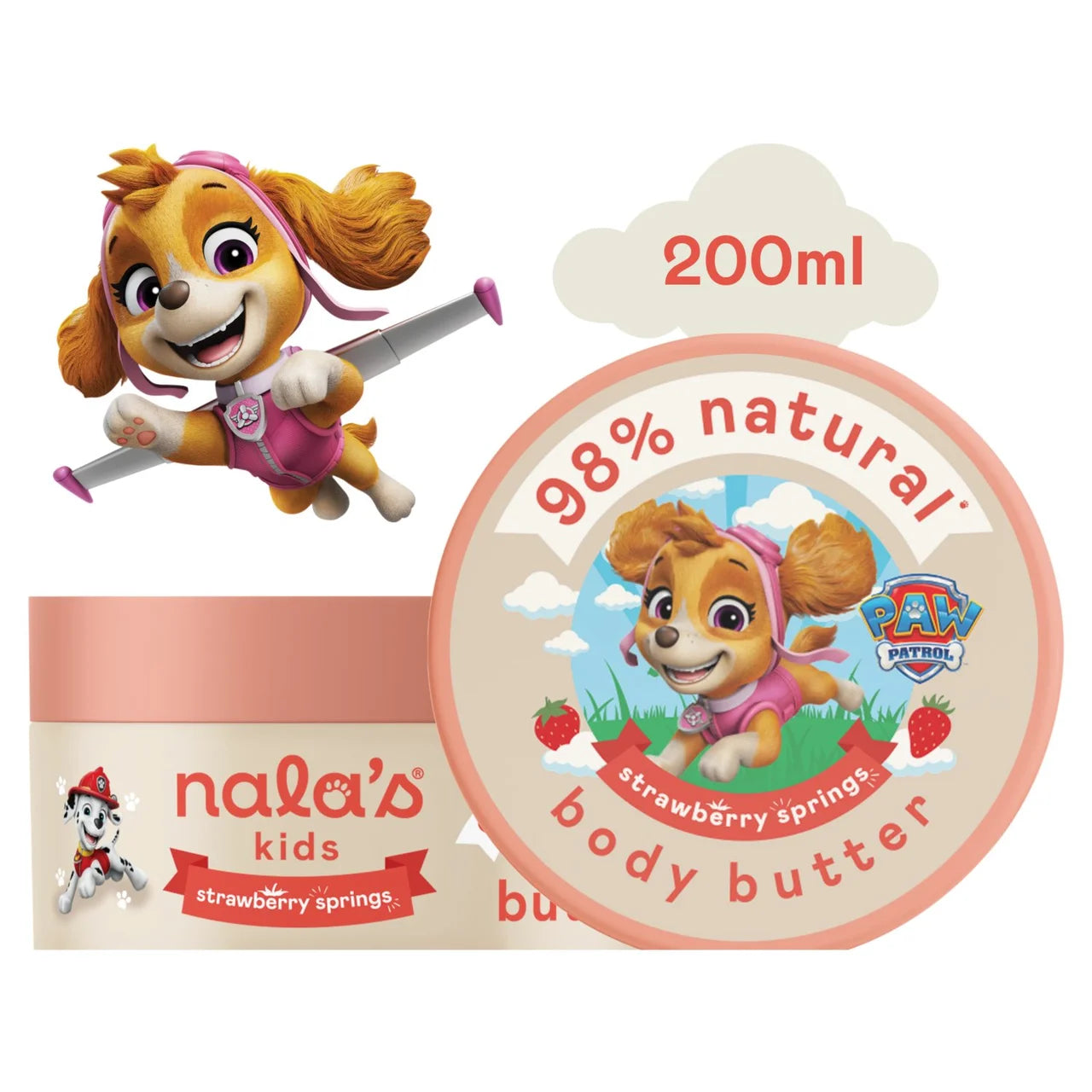 Nala's Kids PAW Patrol Body Butter Strawberry Springs 200ml