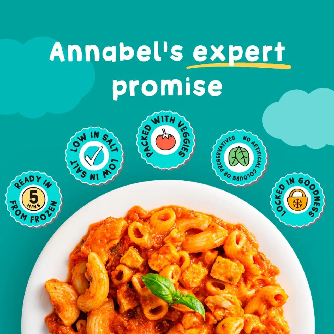 Annabel Karmel Frozen Chicken Pasta with tomato & mascarpone 200g