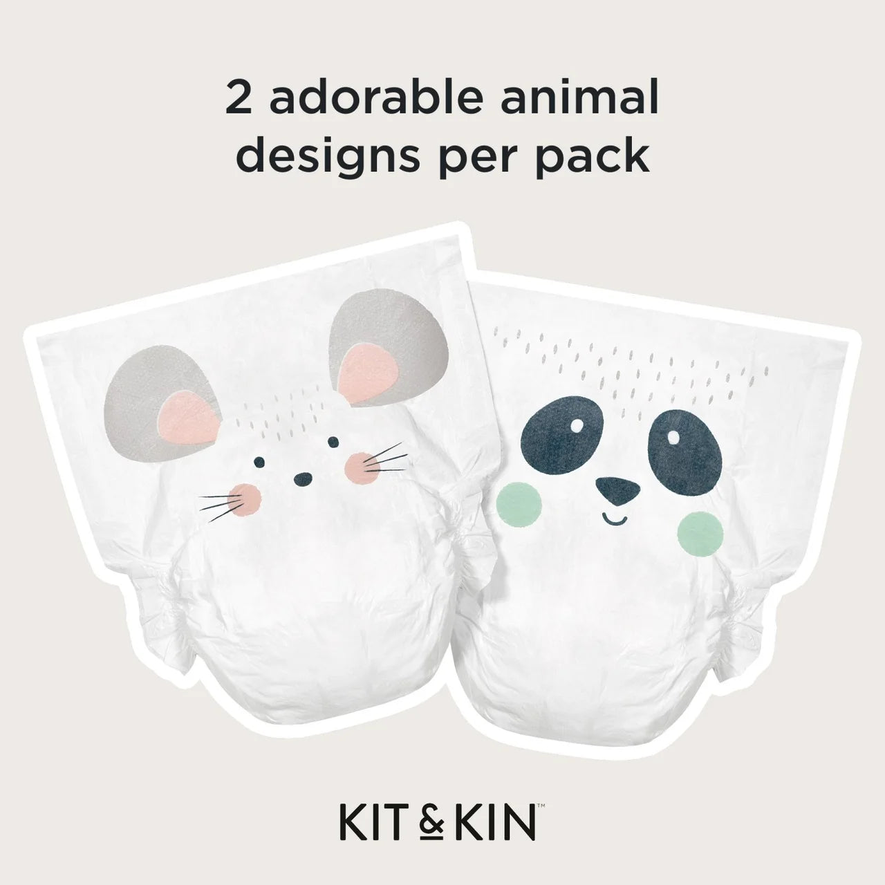 Kit & Kin Hypoallergenic Nappies Size 2 (4-8kg) 38 per pack