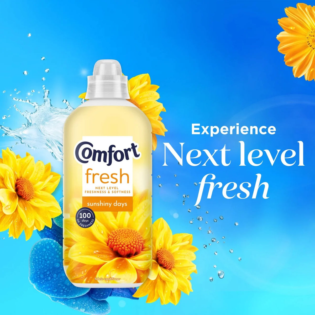 Comfort Fresh Sunshiny Days Fabric Conditioner 31 Washes 990ml