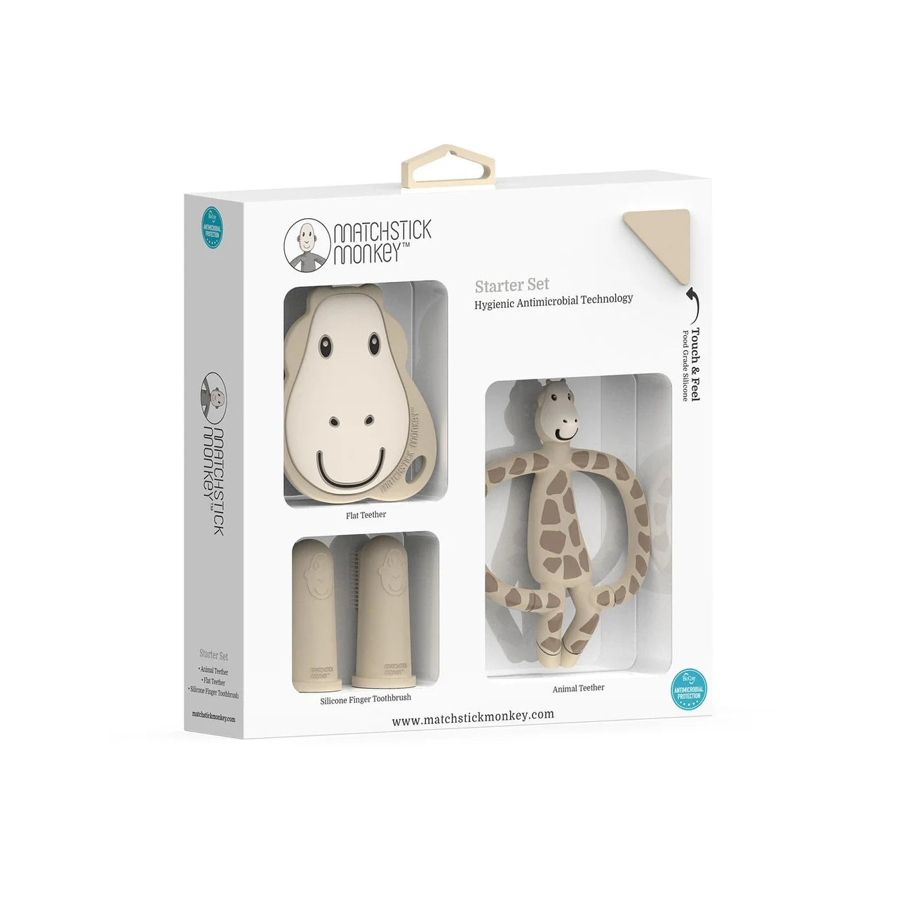 Matchstick Monkey Gigi Giraffe Teething Starter Set