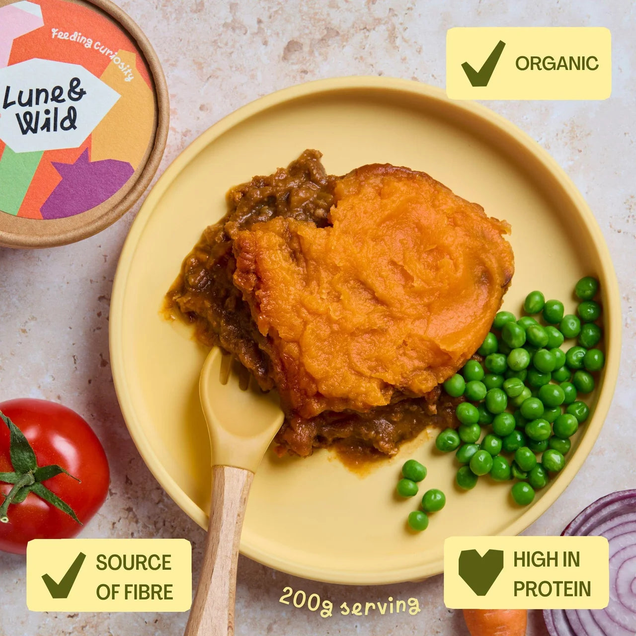 Lune & Wild Handmade Cottage Pie Toddler Meal 1-4 Years 200g
