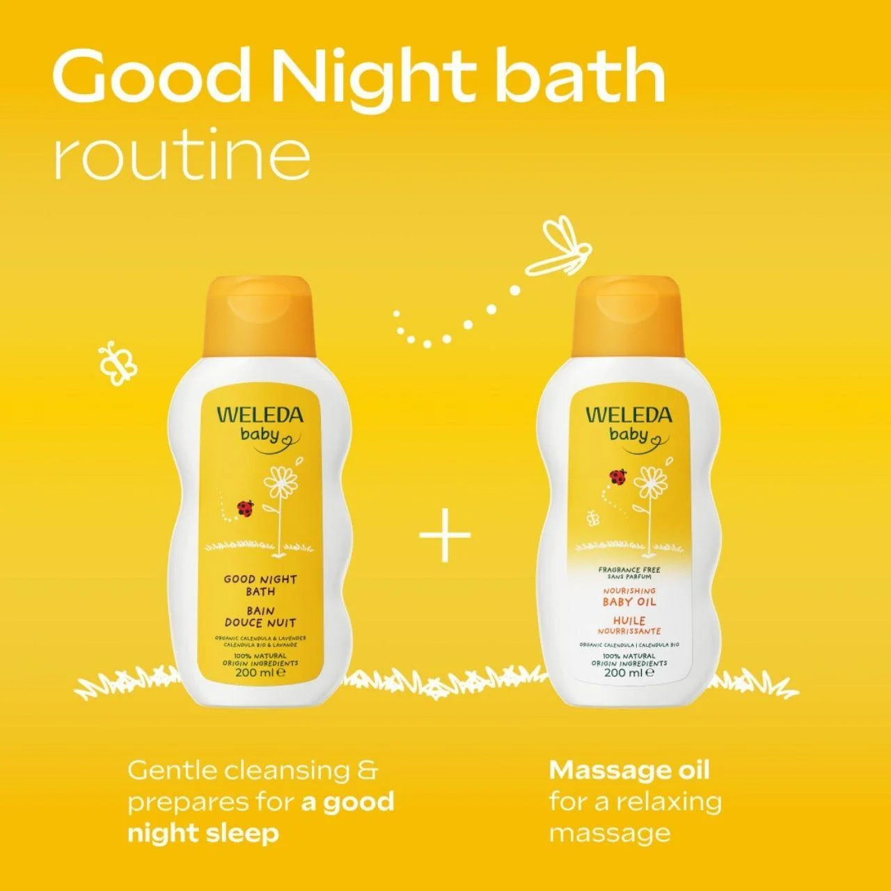 Weleda Baby Good Night Baby Bath Soak 200ml