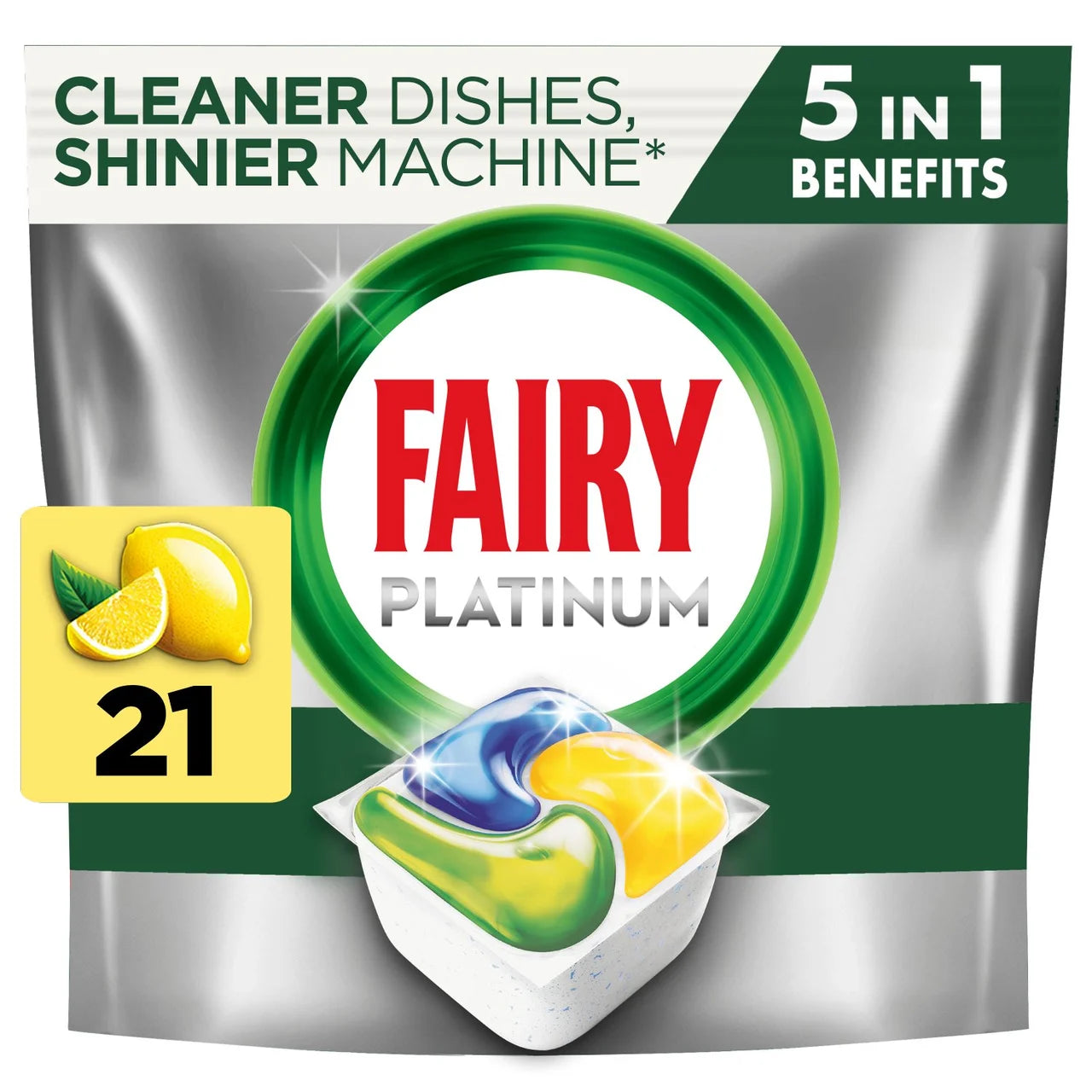 Fairy Platinum All in One Original Dishwasher Tablets 21 per pack
