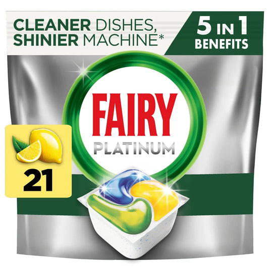 Fairy Platinum All in One Original Dishwasher Tablets 21 per pack