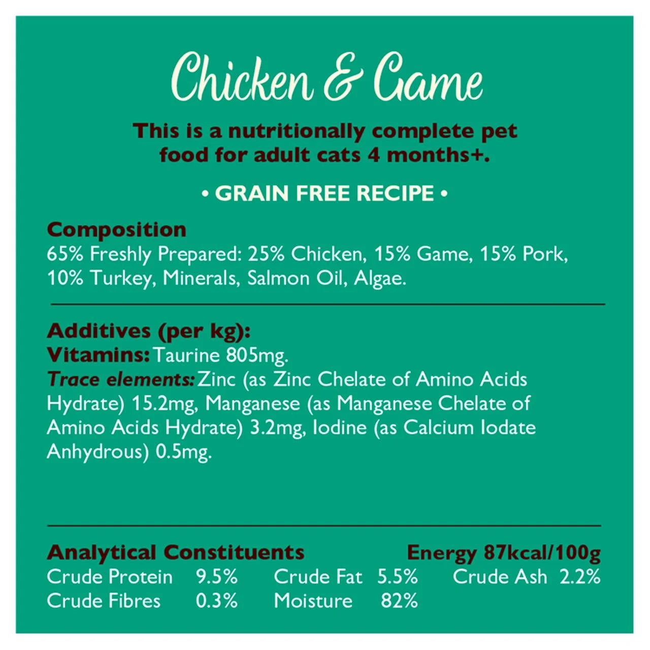 Lily's Kitchen Cat Pate Selection Multipack 8 x 85g