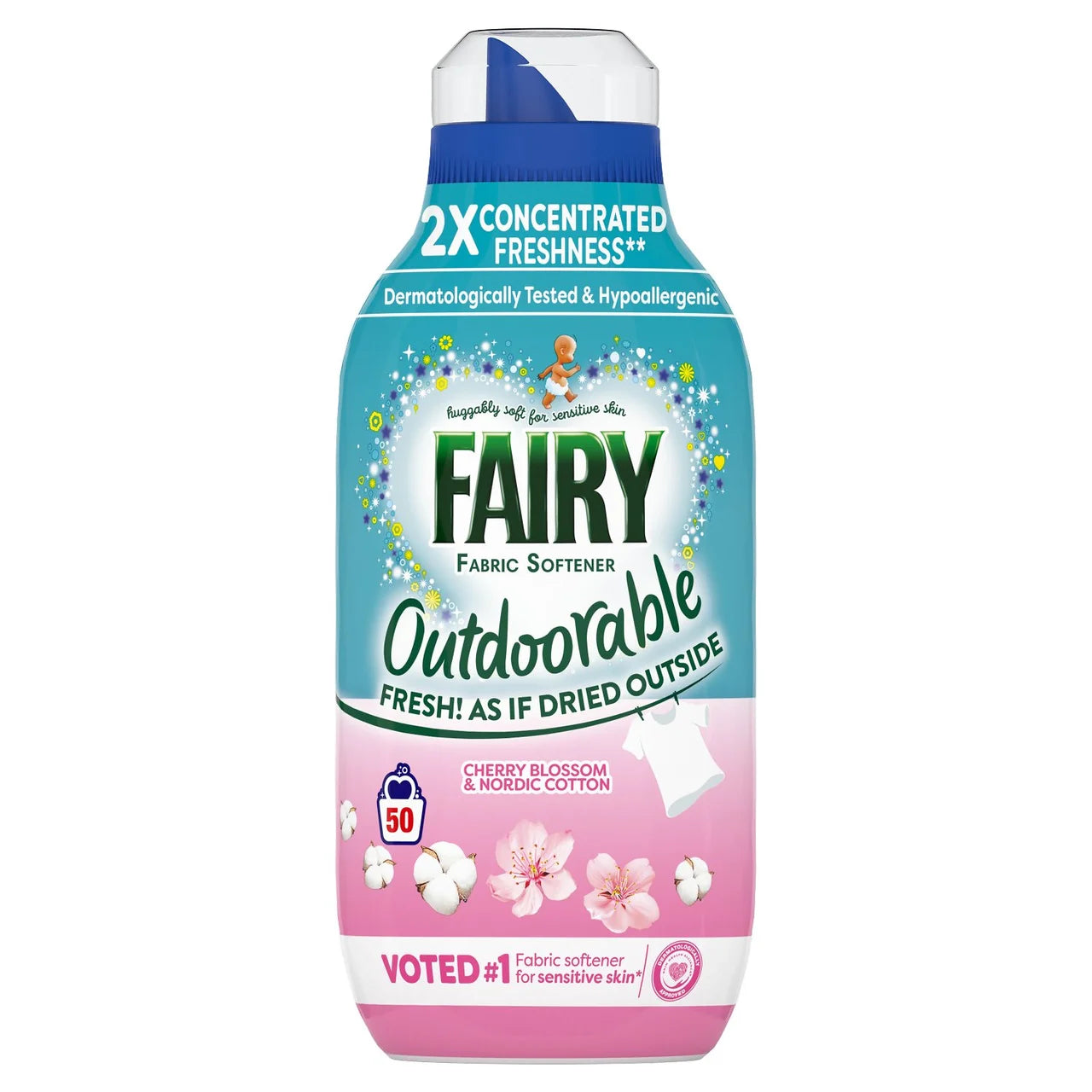 Fairy Outdoorable Fabric Conditioner Cherry Blossom & Nordic Cotton 50W 700ml